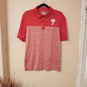 Fanatics Red Two-Tone Philadelphia Phillies Polo
